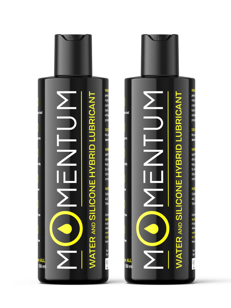 Momentum for All Hybrid (Silicone + Water) Lubricants 3 oz - 2 Pack